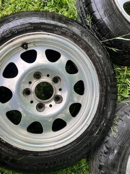 Alu disky 5x120 r15 s letním pneu BMW e36 - 3