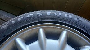 4 x originál disky na Mercedes se zimními pneu Firestone - 3