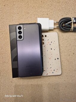Prodám Samsung Galaxy S21 8/128gb tmavě šedý - 3