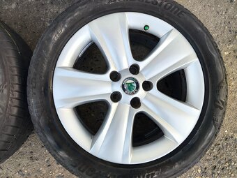 17"alu sada 5x112 origo Škoda Yeti Octavia 2 Scout 225/50 - 3