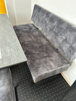 jidelni stůl židle 4ks plus lavice - 3