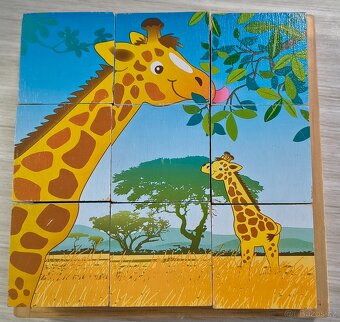 Tchibo dětské kostky s obrázkem 9 ks - 3