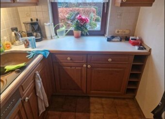 Kuchyně z masivu do L-ka se spotřebiči,5852 - 3