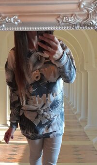 Sixth June Paris mikina s orchidejemi - 3