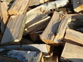 Palivové dřevo dříví špalky štípané měkké tvrdé - 3