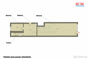 Pronájem obchod a služby, 61 m², Plzeň, ul. Rooseveltova - 3