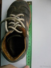 Dětské kožené boty č.75 M podzimní - 3