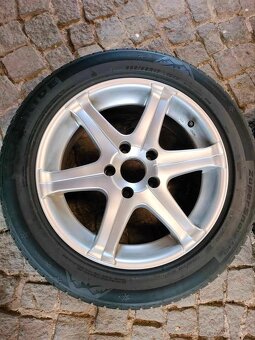 ALU kola + zimní pneu 225/55/17 5x112 ET30 - 3