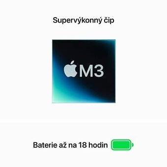 +++ Apple MacBook Air M3 - 16GB, 256GB - 2 roky záruka +++ - 3