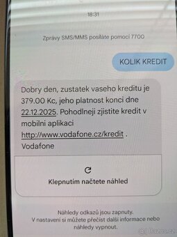 100GB Vodafone Simkarta s kreditem - 3