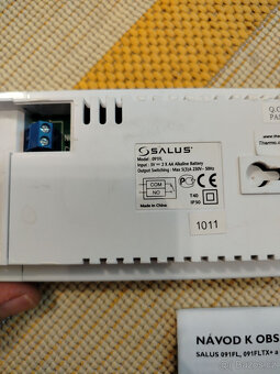PRODÁNO - Termostat SALUS 091FL bílý s podsvětlením - 3