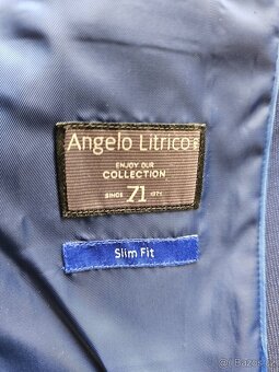 Pánský oblek - modrý - 3