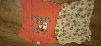 Dívčí trička s krátkým rukávem, legíny, halenka - 3