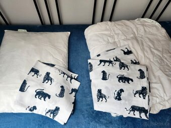 Modré Tygří Povlečení, Deka a Polštář pro menší děti - 3