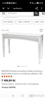 Zrcadlový toaletní stolek - 3