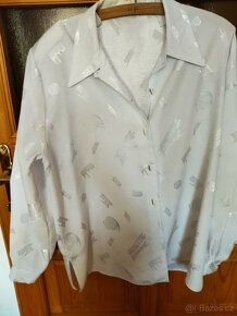 retro košilové halenky, saka, tuniky - 3
