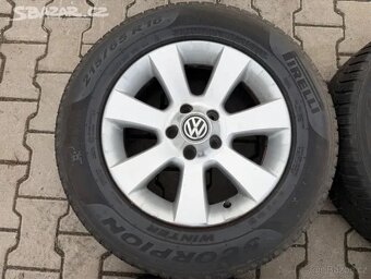 4x al kola 5x112 16 + pneu zimní 215/65 R16C - 3