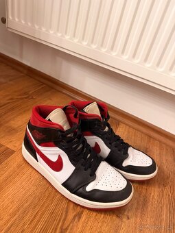 Jordan 1 mid "gym red black white" - 3