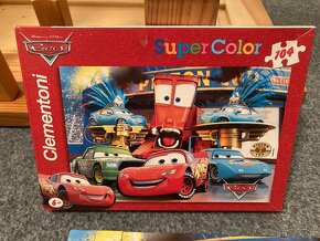 3x Puzzle Blesk McQueen + hra + dárky - cena celkem - 3