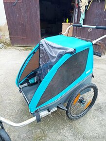 přívěsný vozík za kolo pro 2 děti - 3