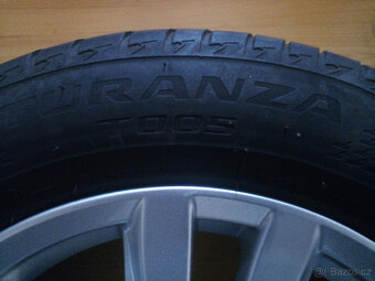 Originál alu kola Mitsubishi 17+letní pneumatiky Bridgestone - 3