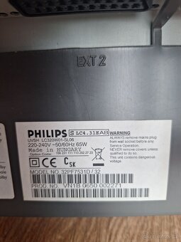 Televize Philips + držák na zeď + Set - top box - 3