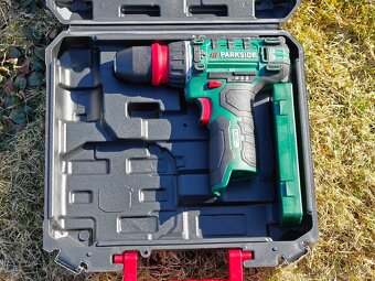 Aku vrtačka Parkside 12V + 2Ah baterka + nabíječka - 3