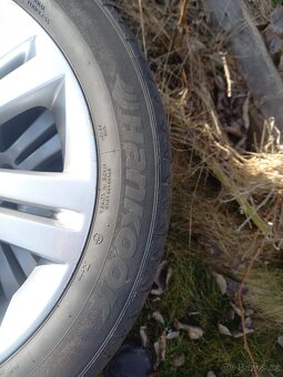 4x alu disky Opel 5x110 R17, letní pneu 215/50R17 - 3