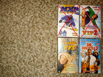 VHS 01 FILMY SO ZVIERATAMI a Romantické originál videokazety - 3
