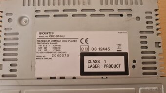 Autorádio Sony CDX-GT44U - 3