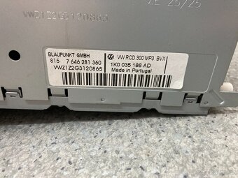 Autorádio VW RCD 300 MP3 Blaupunkt - 3