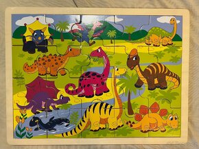 puzzle krtek, pedvídek pú, ledové království, auta, bing - 3