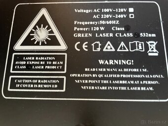 Laser - Zelený paprsek 532 nm - 3