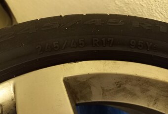 Audi alu kola 17″ 5x 112, originál, sada - 3