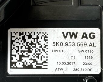 Kroužek volantu 5K0953569AL VW Sharan 7N r.v. 2011 - 3