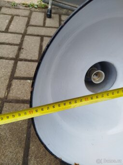 Stara tovární smaltovaná lampa - 3