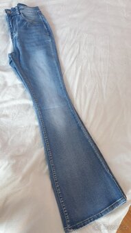 Dámské džíny s vysokým pasem,S-M - 3