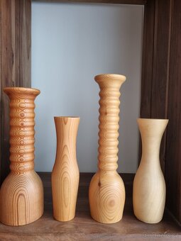Dřevěné vázičky a pohárky - 3
