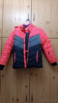 Dívčí zimní bunda + oteplováky - 3