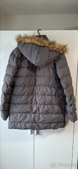 Pánská zimní delší teplá bunda velikost XL - 3