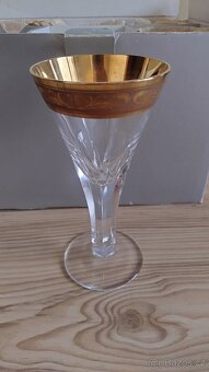 SKLENIČKY NA VÍNO SE ZLACENÍM, NOVÉ - 3