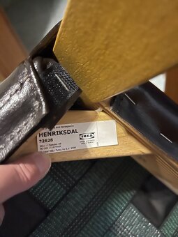 Kožené židle Ikea Henriksdal - 3