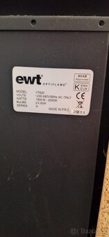 Elektrický krb kamna EWT optiflame VTA20 - 3