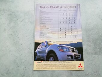 Mitsubishi Pajero CZ leták - doprava v ceně - 3