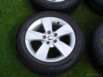 4XLETNÍ HLINÍKOVÁ KOLA ŠKODA FABIA III,IV ,RAPID 185/60 R15 - 3