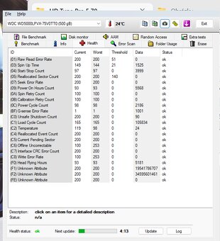 HDD WD Blue 500 GB 5400 ot. 2,5 " - 3