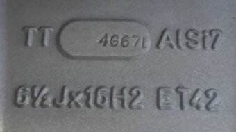 alu kola ŠKODA 6,5x16 - 3