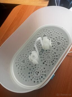 elektrický parní sterilizátor AVENT a ohřívač NUK - 3