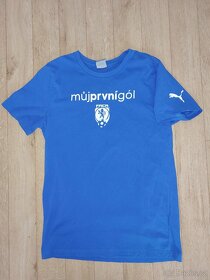 brankářské kraťasy, tričko Puma FAČR můj první gól, M - 3