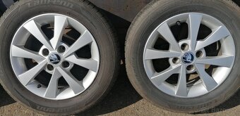Alu Škoda Citigo 4x100 R14 Apus - ORIGINAL s pneu - 3